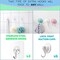 2 x Mesh Bath Toy Organizer + 6 Ultra Strong Hooks – The Perfect Bathtub Toy Holder & Bathroom or Shower Caddy – These Multi-use Net Bags Make Baby Bath Toy Storage Easy – For Kids & Toddlers